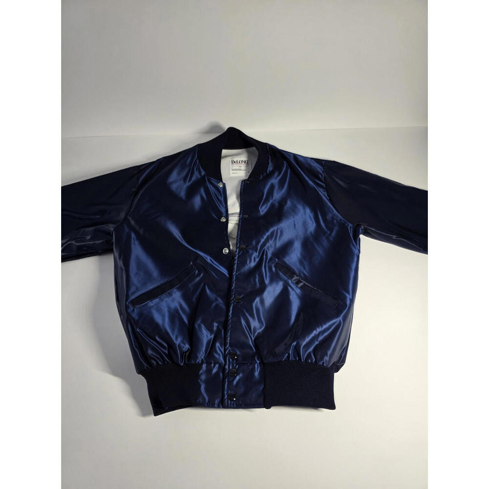 Vintage DeLong Flight Jacket MA-1 Style Featuring P-51 Mustang Large
